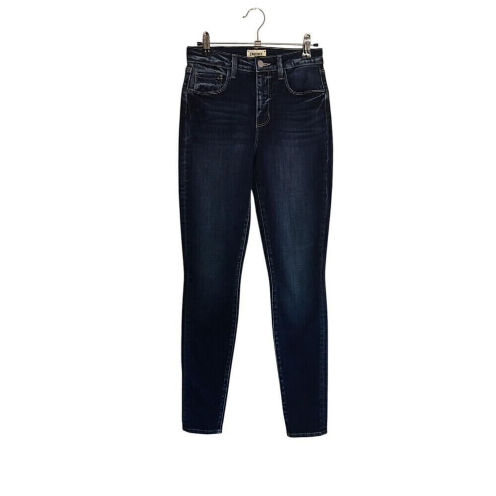 L'Agence Jeans Women's Size 25 Blue Columbia Marguerite Cotton Blend